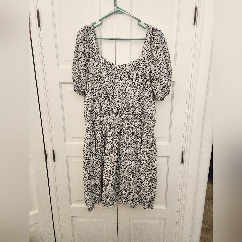 Womens Old Navy puff sleeve dress/tunic